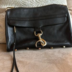 Rebecca Minkoff MAC Crossbody in Black Leather